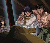parn receiving the holy sword